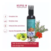 Devi Herbels Rosemary Herbal 100 ML Hair Oil - Men's And Women's Hair Growth Oil - Image 4