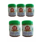 Pack of_5 100GM LT Mango Pickle Traditional Digestive Side Dish (Red)
