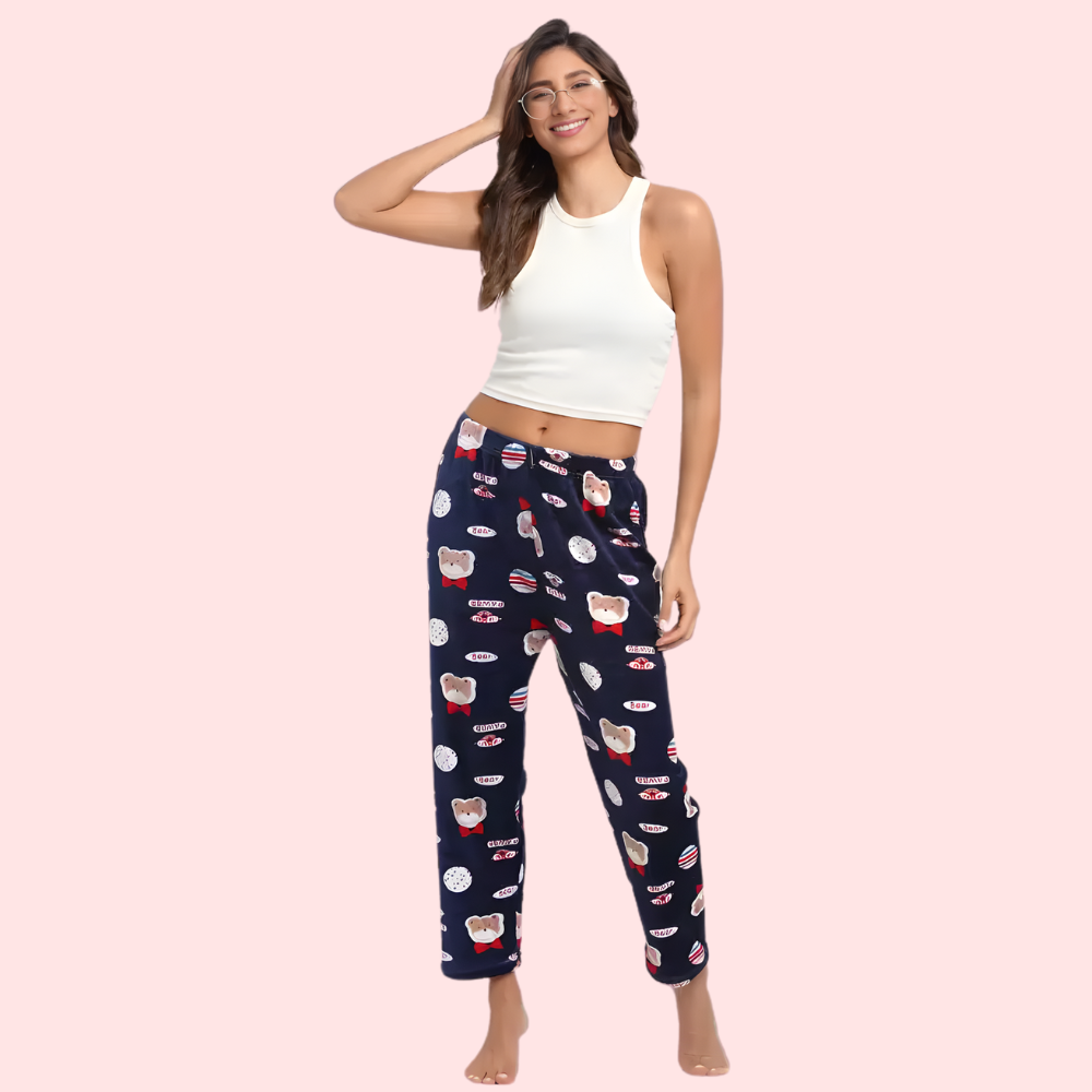 B0nknt5xQQ4BQR16izYOOboAULEzVOL6Kx4SPTtd.png Ladies casual printed warm Pajama (Pk of 2) - Image 1