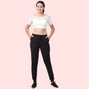 Lober Women’s Winter Cotton Jogger Pants – Pack of 2 - Image 2