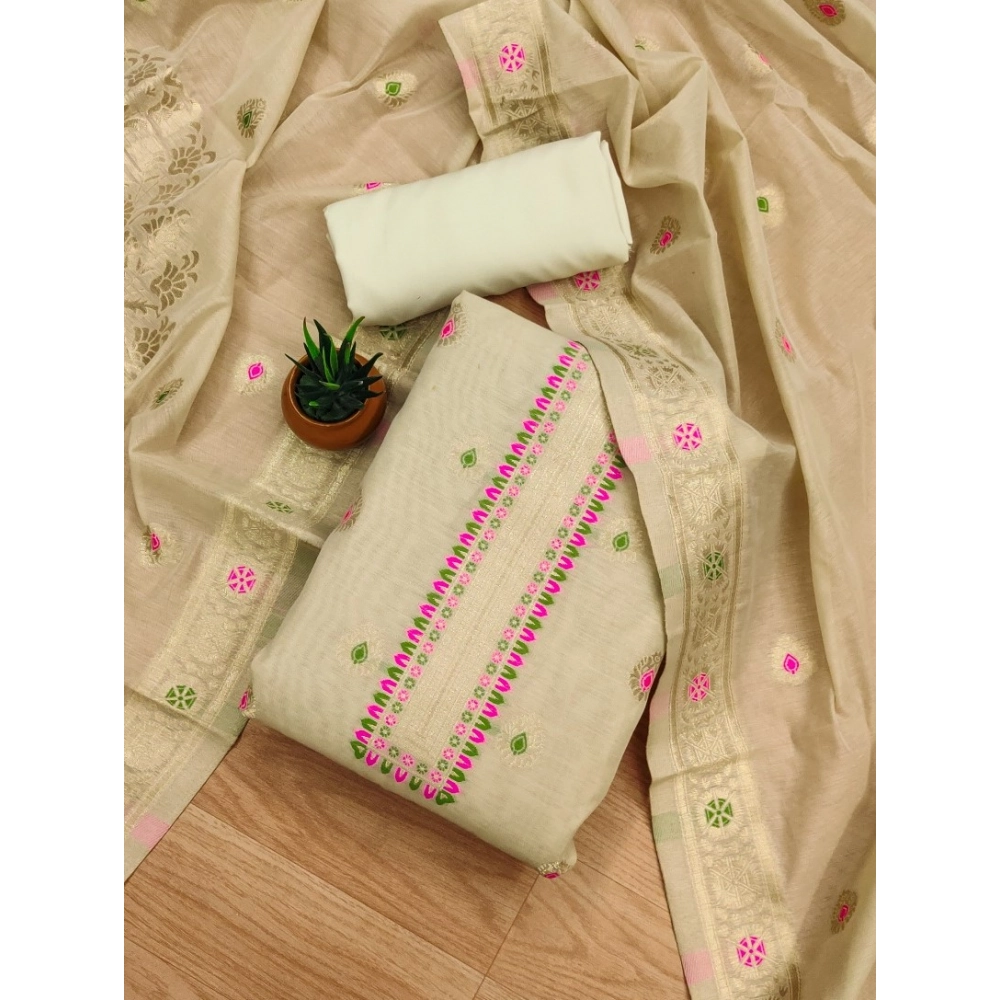 PID-62661-Generic-Womens-Banarasi-Silk-Printed-Unstitched-Salwar-Suit-Material-With-Dupatta-Cream-3-1000x1000-1.webp Women's Banarasi Silk Printed Unstitched Salwar Suit Material With Dupatta (Cream, 3Mtrs) - Image 1