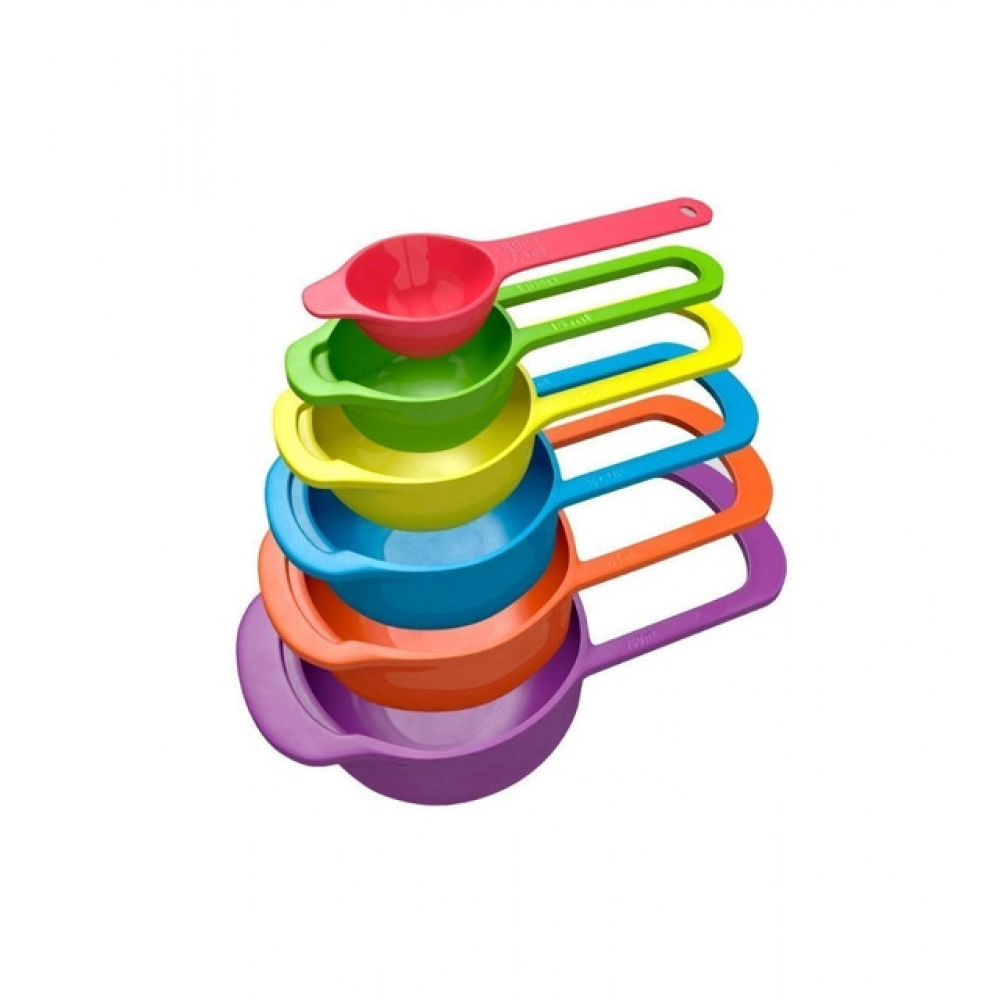 PID-63699-Colorful-Measuring-Cup-Set-Stackable-Kitchen-Measuring-Cups-1-1000x1000-1.webp Pack of 4_Colorful Measuring Cup Spoon Set Stackable Kitchen Measuring Cups (Color: Assorted ) - Image 1