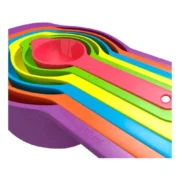 Pack of 4_Colorful Measuring Cup Spoon Set Stackable Kitchen Measuring Cups (Color: Assorted ) - Image 4