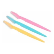 Pack of 3_Facial Razor Set Eyebrow and Face Shaving Trimmer (Color: Assorted )