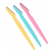 Pack of 3_Facial Razor Set Eyebrow and Face Shaving Trimmer (Color: Assorted ) - Image 4