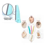 Pack of 3_Facial Razor Set Eyebrow and Face Shaving Trimmer (Color: Assorted ) - Image 3