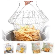 Foldable Chef Basket ? Multi-Function Strainer And Steamer (Color: Assorted ) - Image 2