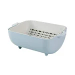 Pack Of 2_Multi-Purpose Kitchen Basket ? Ideal for Straining, Sieving, Washing And Holding Fruits or Foods (Color: Assorted )