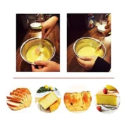 Pack Of 5_Silicone Spatula with Brush ? Heat Resistant Cooking And Baking (Color: Assorted ) - Image 2