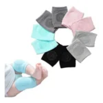 Pack Of 3_Baby Knee Pads ? Soft And Comfortable Crawling Protectors (Color: Assorted )