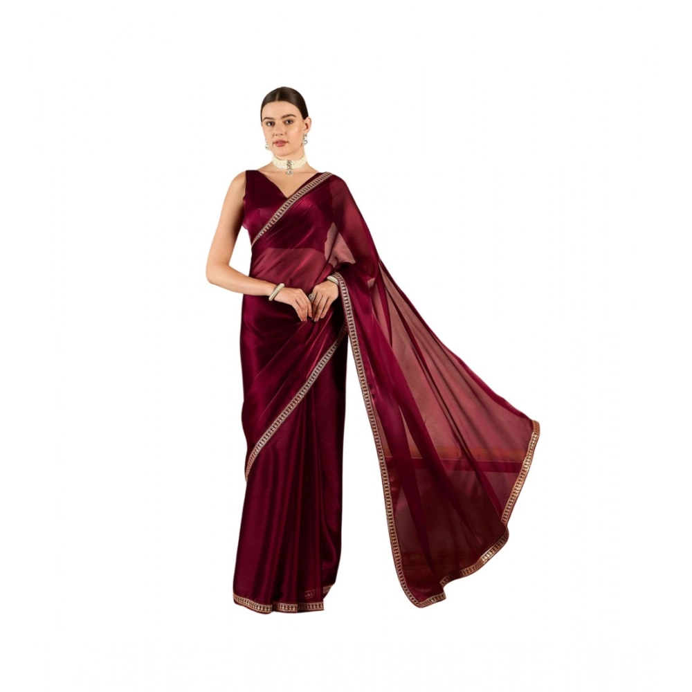 PID-63879-Women-s-Jimmy-Choo-solid-Saree-With-Unstitched-Blouse-5-5-Mtr-Wine-1-1000x1000-1.webp Women's Jimmy Choo solid Saree With Unstitched Blouse 5.5Mtr (Wine ) - Image 1