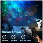 Plastic Galaxy Projector Night Lamp ? Astronaut Design - Image 2
