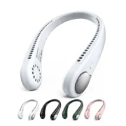 Plastic USB Rechargeable Wearable Neck Fan (Single Piece)