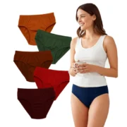 Pack of_6 Women's Cotton Solid Hipster Panty (Multicolor)