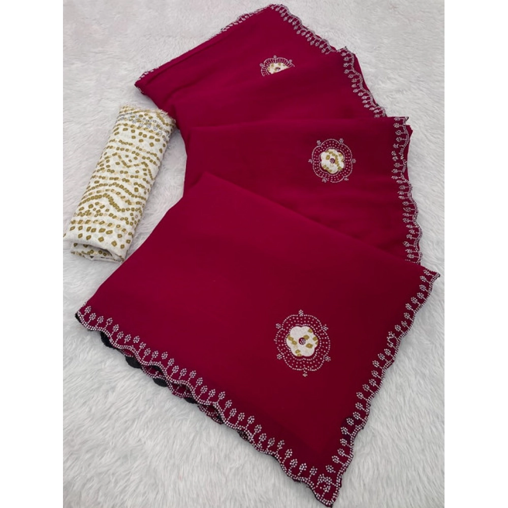 PID-64710-Women-s-Chiffon-Butti-Dotted-Saree-With-Unstitched-Blouse-5-5-Mtr-Pink-1-1000x1000-1.webp Women's Chiffon Butti Dotted Saree With Unstitched Blouse 5.5Mtr (Pink) - Image 1