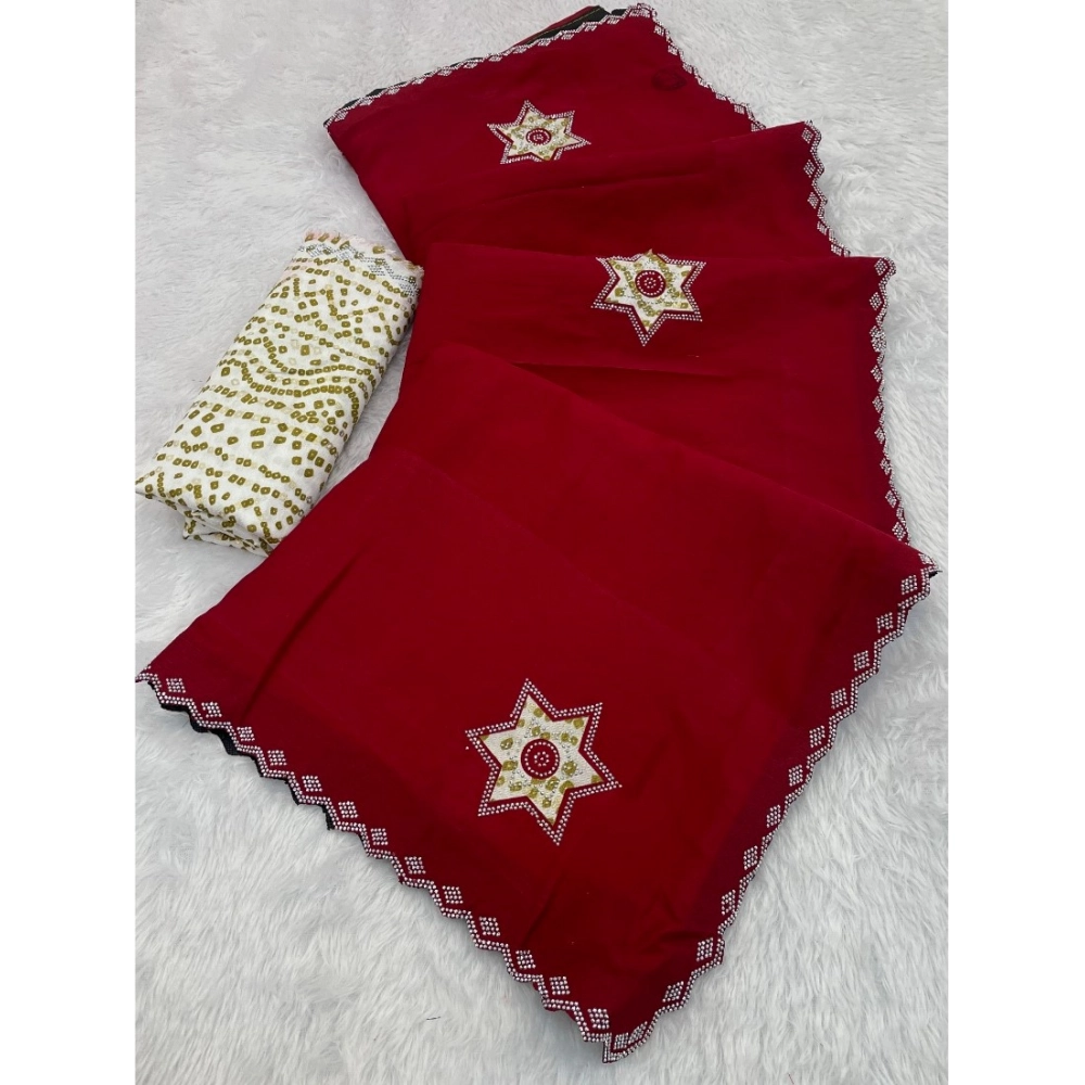 PID-64713-Women-s-Chiffon-Butti-Dotted-Saree-With-Unstitched-Blouse-5-5-Mtr-Red-1-1000x1000-1.webp Women's Chiffon Butti Dotted Saree With Unstitched Blouse 5.5Mtr (Red) - Image 1