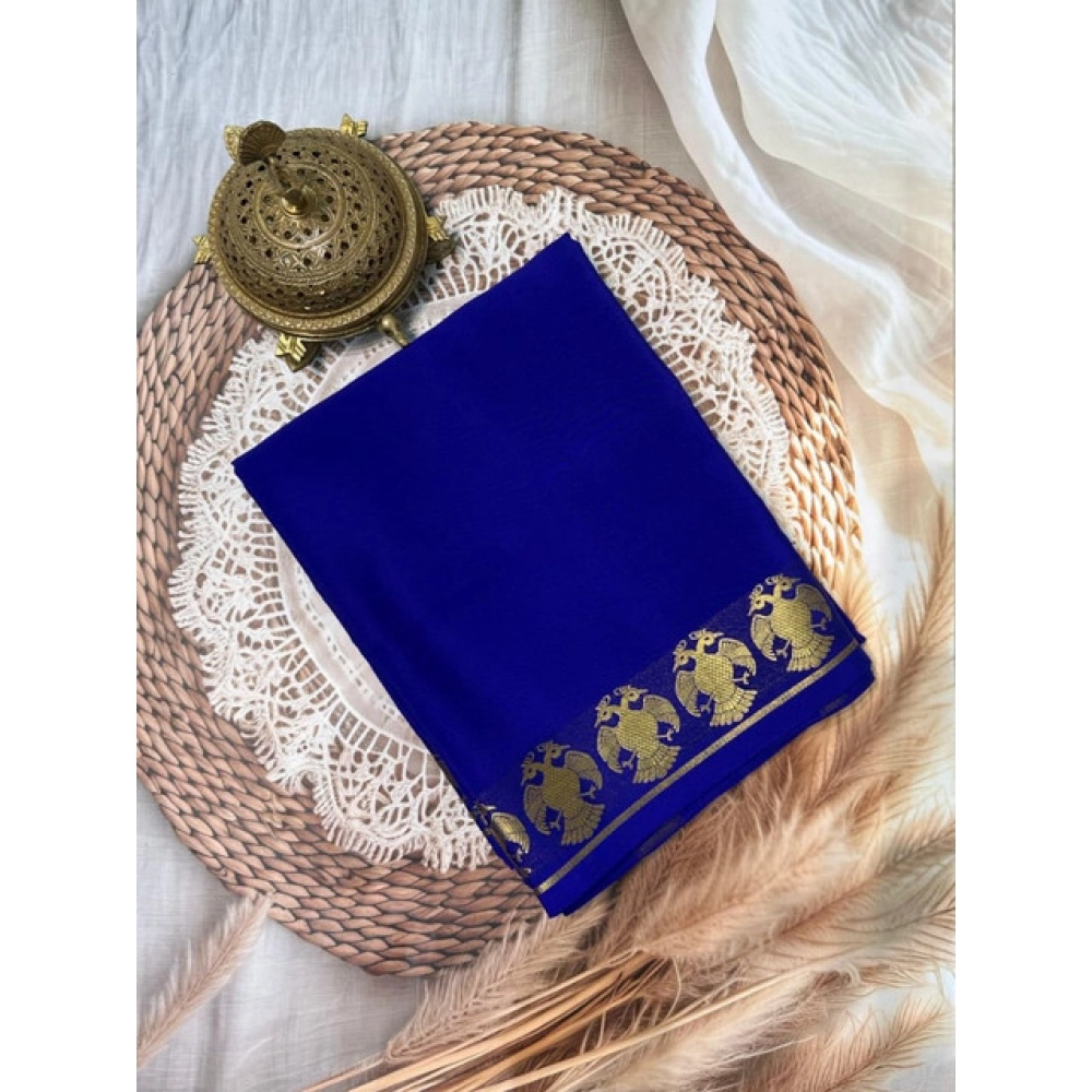 PID-64872-Women-s-Crape-Chit-Pallu-Solid-Saree-With-Unstitched-Blouse-5-5-Mtr-Navy-Blue-1-1000x1000-1.webp Women's Crepe Chit Pallu Solid Saree With Unstitched Blouse 5.5Mtr (Navy Blue) - Image 1