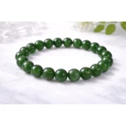 Natural Crystal 8mm Green Aventurine Bracelet (Green) - Image 2