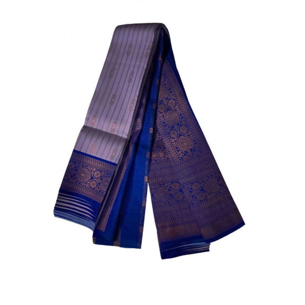 PID-64943-Women-s-Soft-Silk-Wooven-Saree-With-Unstitched-Blouse-5-5-Mtr-Dark-Lavender-1-1000x1000-1.webp Women's Soft Silk Wooven Saree With Unstitched Blouse 5.5Mtr (Dark Lavender) - Image 1