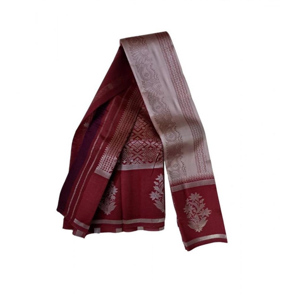 PID-64949-Women-s-Soft-Silk-Wooven-Saree-With-Unstitched-Blouse-5-5-Mtr-Multicolor-1-1000x1000-1.webp Women's Soft Silk Wooven Saree With Unstitched Blouse 5.5Mtr (Multicolor) - Image 1