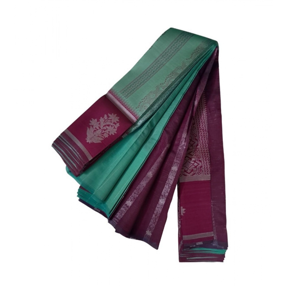 PID-64951-Women-s-Soft-Silk-Wooven-Saree-With-Unstitched-Blouse-5-5-Mtr-Dark-Pista-1-1000x1000-1.webp Women's Soft Silk Wooven Saree With Unstitched Blouse 5.5Mtr (Dark Pista) - Image 1
