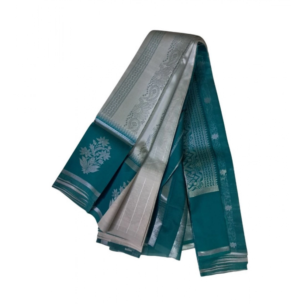 PID-64953-Women-s-Soft-Silk-Wooven-Saree-With-Unstitched-Blouse-5-5-Mtr-Silver-1-1000x1000-1.webp Women's Soft Silk Wooven Saree With Unstitched Blouse 5.5Mtr (Silver) - Image 1