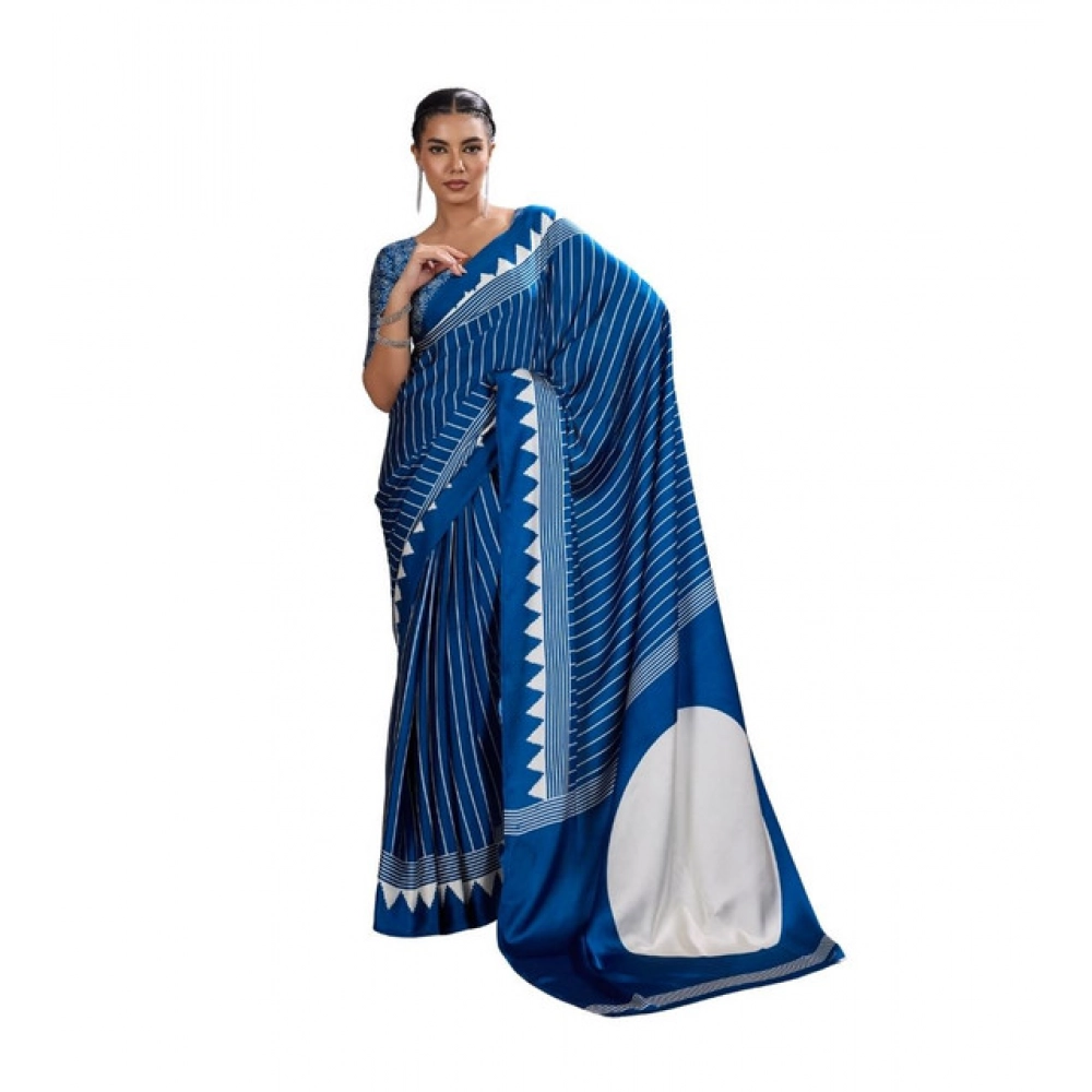 PID-65005-Women-s-Satin-Crepe-Printed-Saree-With-Unstitched-Blouse-5-5-Mtr-Blue-1-1000x1000-1.webp Women's Satin Crepe Printed Saree With Unstitched Blouse 5.5Mtr (Blue) - Image 1