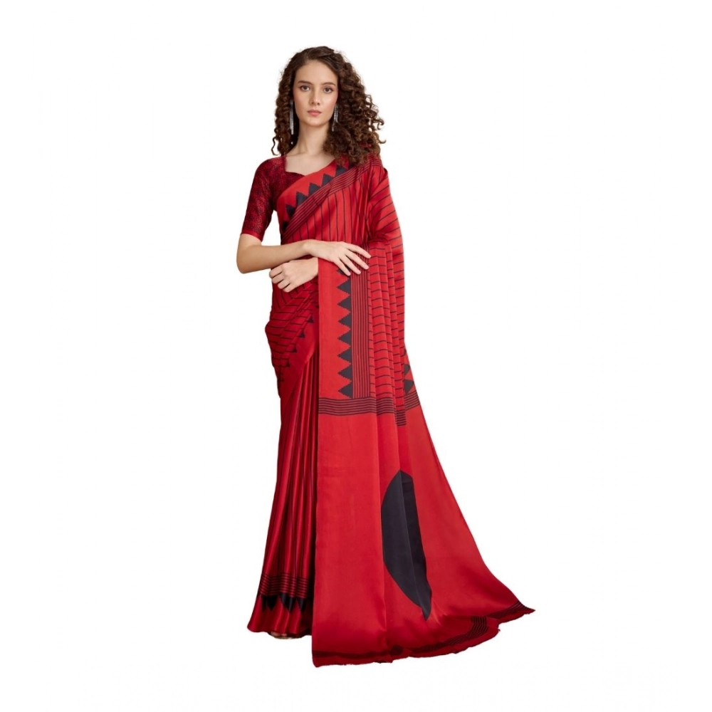 PID-65012-Women-s-Satin-Crepe-Printed-Saree-With-Unstitched-Blouse-5-5-Mtr-Red-1-1000x1000-1.webp Women's Satin Crepe Printed Saree With Unstitched Blouse 5.5Mtr (Red) - Image 1