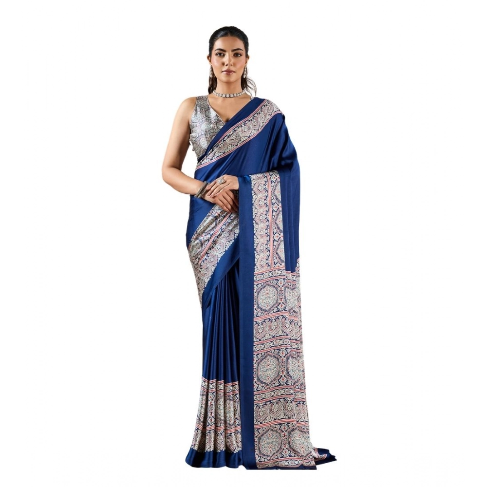 PID-65016-Women-s-Satin-Crepe-Printed-Saree-With-Unstitched-Blouse-5-5-Mtr-Blue-1-1000x1000-1.webp Women's Satin Crepe Printed Saree With Unstitched Blouse 5.5Mtr (Blue) - Image 1