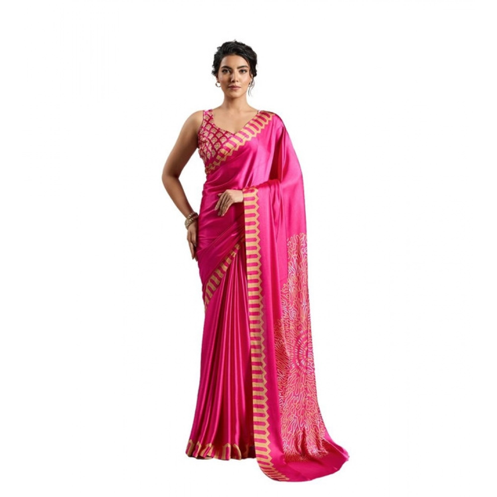 PID-65027-Women-s-Satin-Crepe-Printed-Saree-With-Unstitched-Blouse-5-5-Mtr-Pink-1-1000x1000-1.webp Women's Satin Crepe Printed Saree With Unstitched Blouse 5.5Mtr (Pink) - Image 1