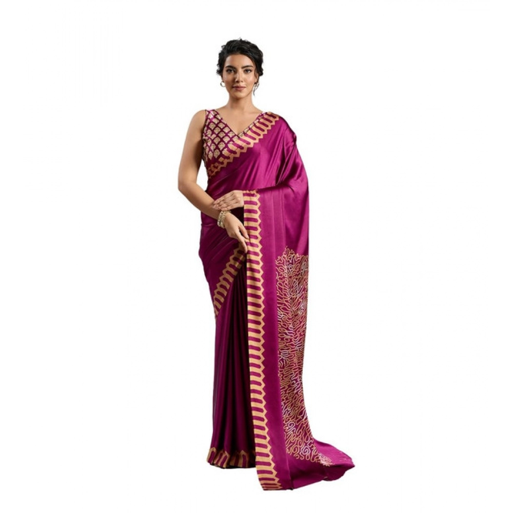 PID-65028-Women-s-Satin-Crepe-Printed-Saree-With-Unstitched-Blouse-5-5-Mtr-Purple-1-1000x1000-1.webp Women's Satin Crepe Printed Saree With Unstitched Blouse 5.5Mtr (Purple) - Image 1