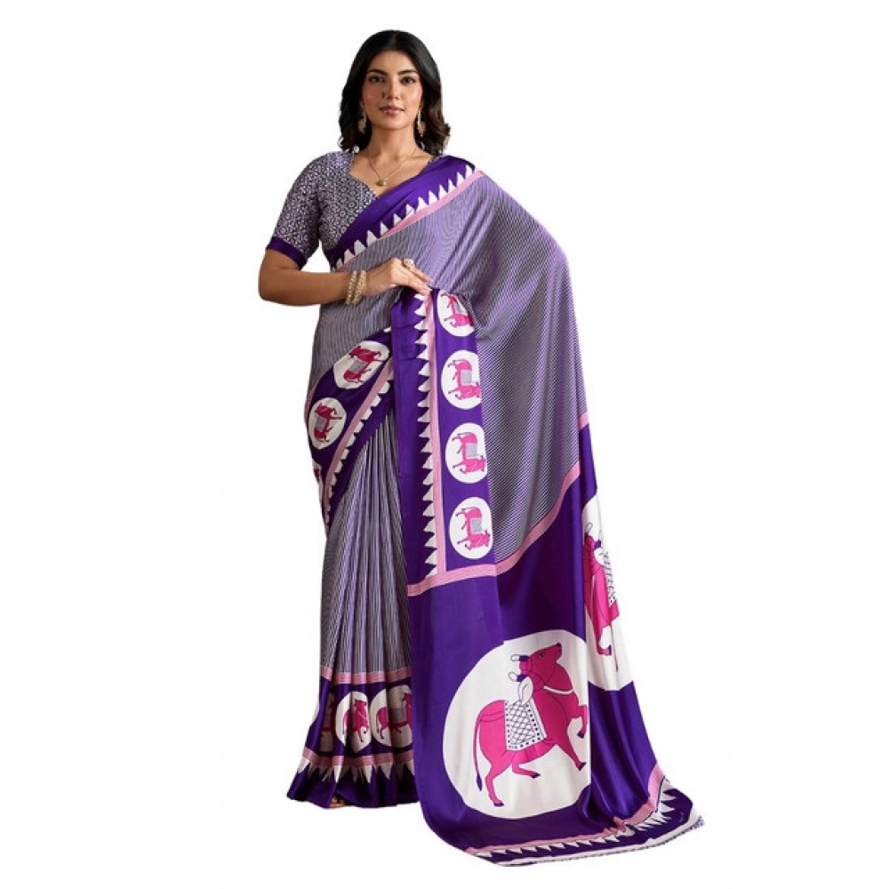 PID-65050-Women-s-Satin-Crepe-Printed-Saree-With-Unstitched-Blouse-5-5-Mtr-Blue-1-1000x1000-1.webp Women's Satin Crepe Printed Saree With Unstitched Blouse 5.5Mtr (Blue) - Image 1