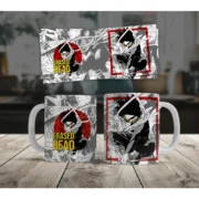 Anime Erased Head Ceramic Printed Coffee Mug (White) - Image 4