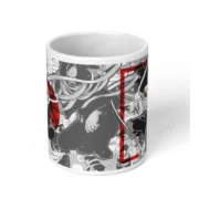 Anime Erased Head Ceramic Printed Coffee Mug (White) - Image 3