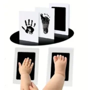 Generic Pack of 2 Baby Hand and Footprint (White)