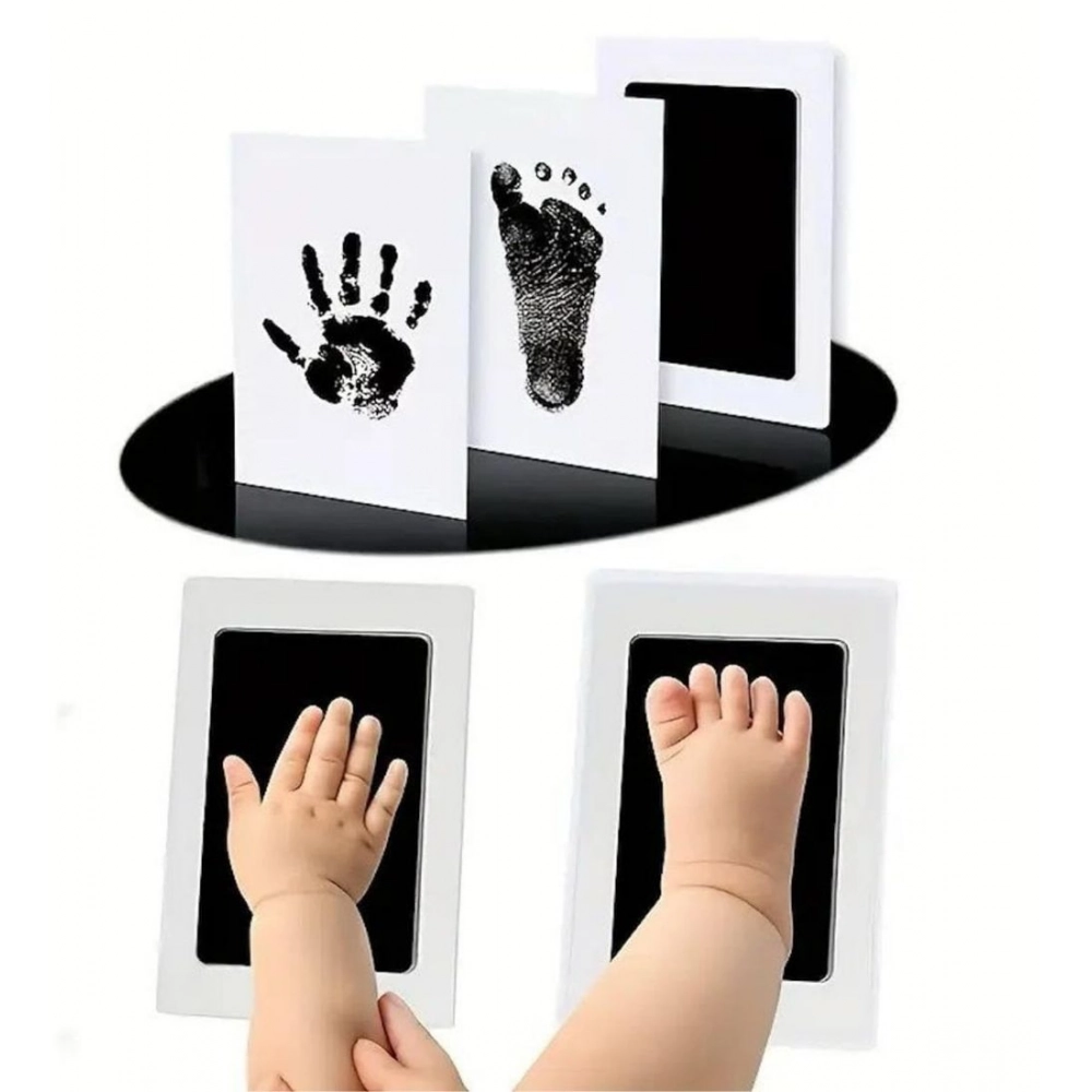 PID-66751-Baby-Hand-and-Footprint-White-1-1000x1000-1.webp Generic Pack of 2 Baby Hand and Footprint (White) - Image 1