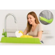 Generic Silicone Sink Splash Guard for Kitchen (Multicolor) - Image 2
