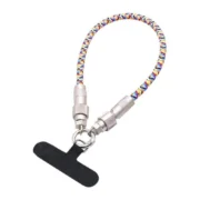 Generic Pack of 2 USB Charging Cable Lanyard (Multicolor)