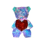 Generic Glowing Teddy Bear Night Light (Multicolor) - Image 4