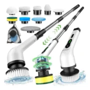 Generic 9 in 1 Cordless Electric Spin Scrubber (Multicolor) - Image 5
