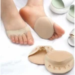 Generic Pack of 3 Honeycomb Fabric Forefoot Pads (Beige)