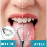 Generic Pack of 5 Stainless Steel Tongue Scraper (Silver) - Image 2
