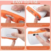 Generic 2 In 1 Electric Nail Clipper (White) - Image 2