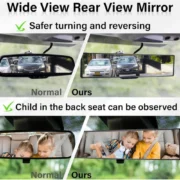 Generic Rear View Mirror (Black) - Image 2