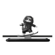 Generic Car Slidder Panda (Black) - Image 5
