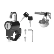 Generic Pack of 2 Motorcycle Helmet Lock (Black) - Image 5