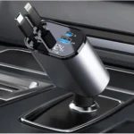 Generic Retractable Car Charger (Grey)