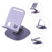 Generic Pack of 2 Foldable Mobile Stand (Grey)