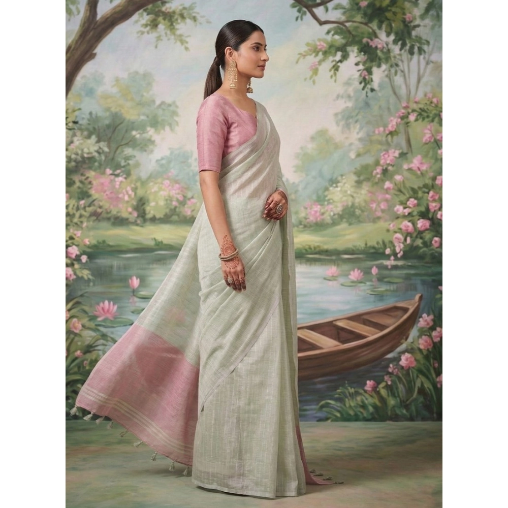 PID-67110-Women-s-Tissue-Silk-Soild-Saree-With-Unstitched-Blouse-5-5-Mtr-Silver-1-1000x1000-1.webp Generic Women's Tissue Silk Solid Saree With Unstitched Blouse 5.5Mtr (Silver) - Image 1