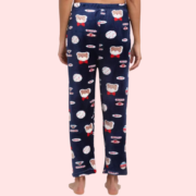 Ladies casual printed warm Pajama (Pk of 2) - Image 3